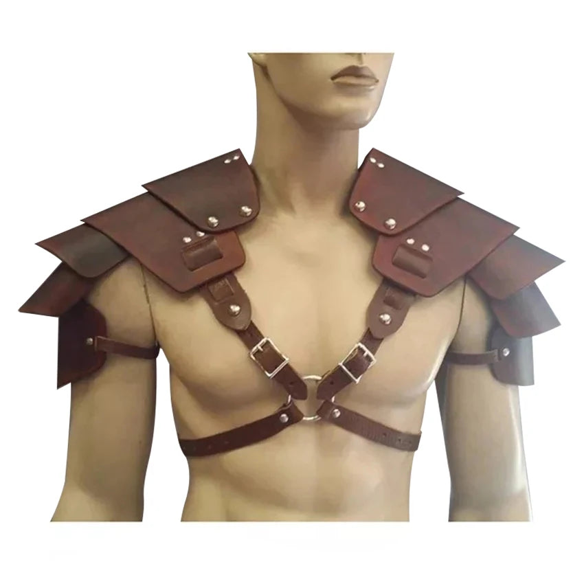 Steampunk Viking Knight Warrior Leather Harness Armour