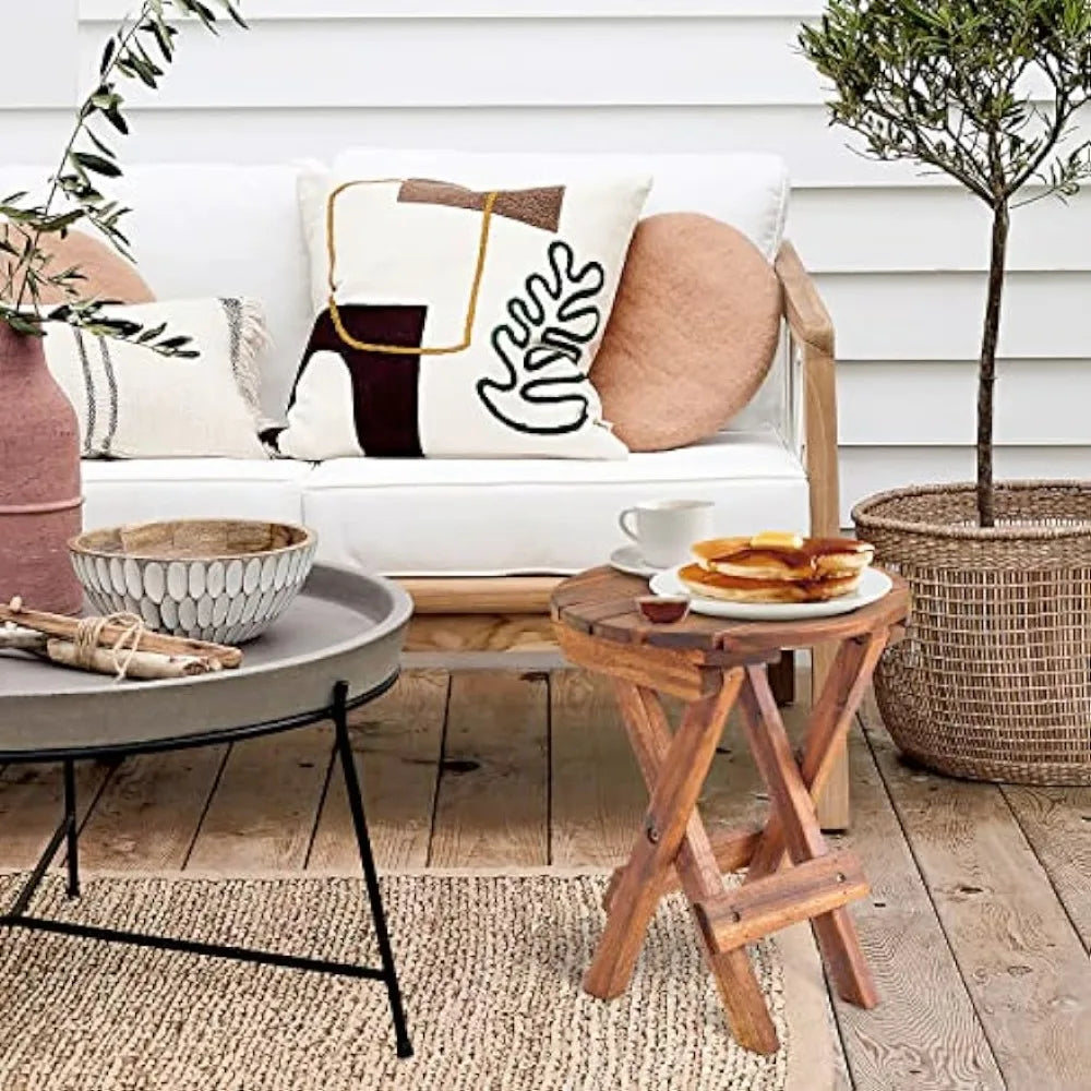 Wooden Folding Coffee Table indoor and outdoor