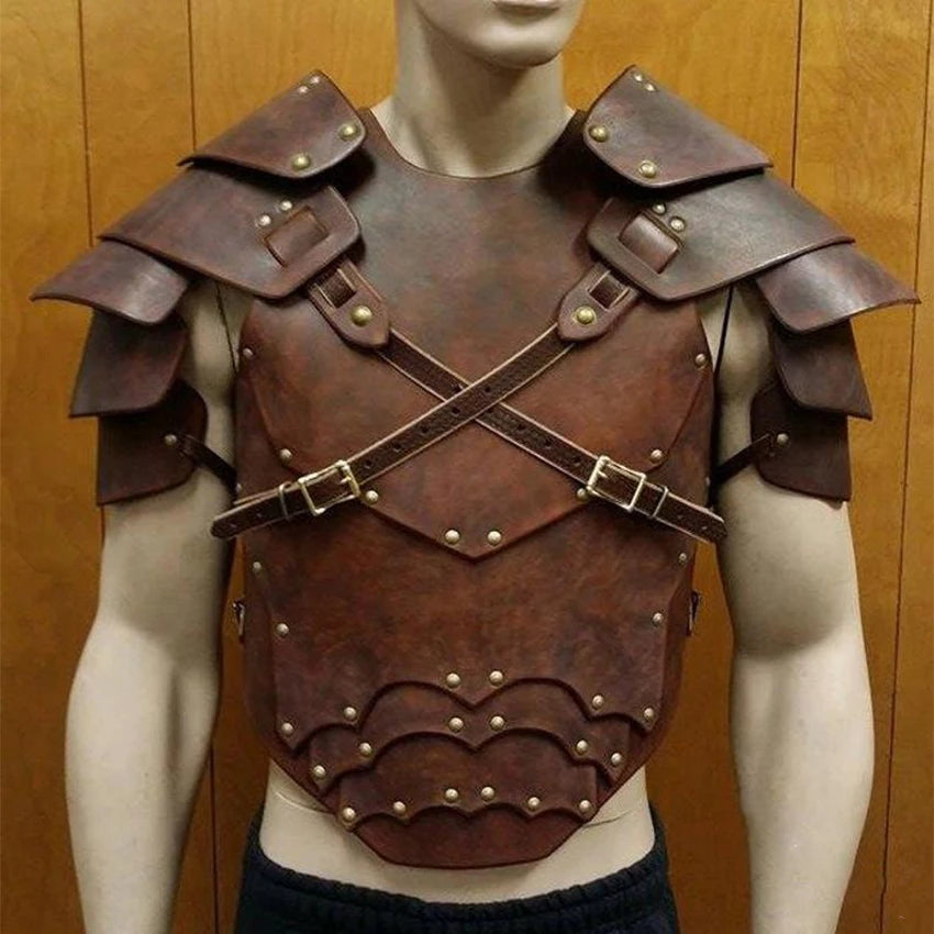 Steampunk Viking Knight Warrior Leather Harness Armour