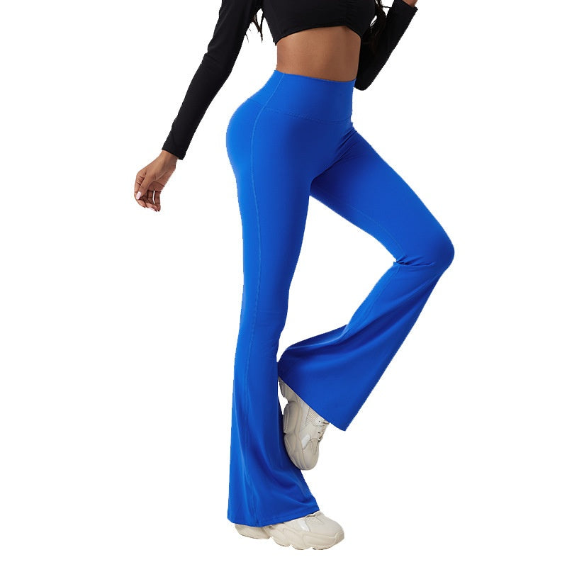 Pantalon à cloche pour femme, pantalon de Yoga taille haute, Leggings, pantalon de Fitness à jambes larges