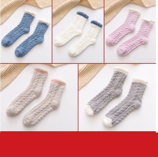 Women Thermal Fluffy Socks Autumn Winter Warm Socks