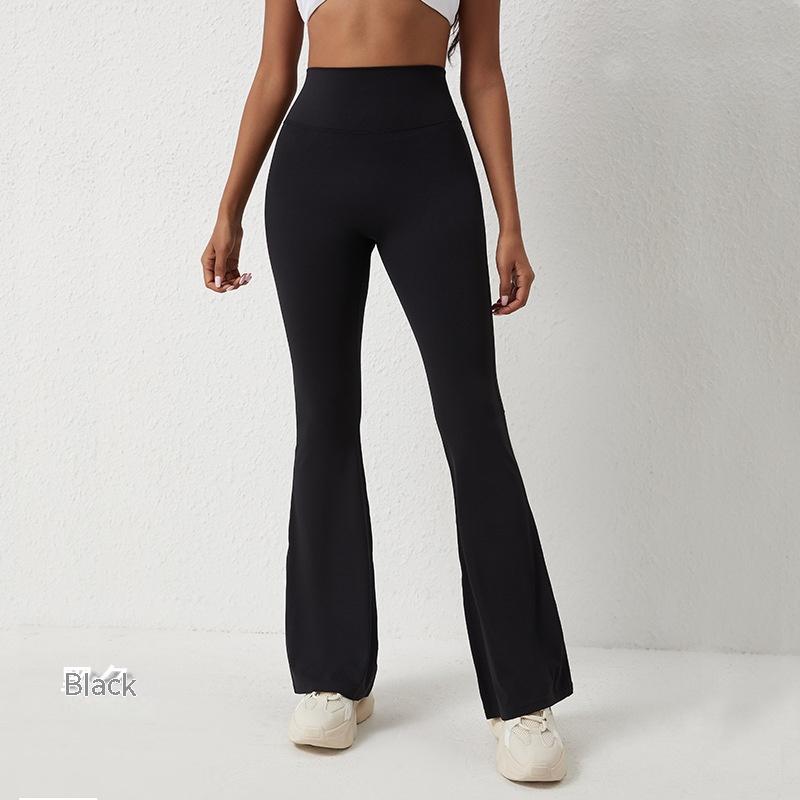 Pantalon à cloche pour femme, pantalon de Yoga taille haute, Leggings, pantalon de Fitness à jambes larges