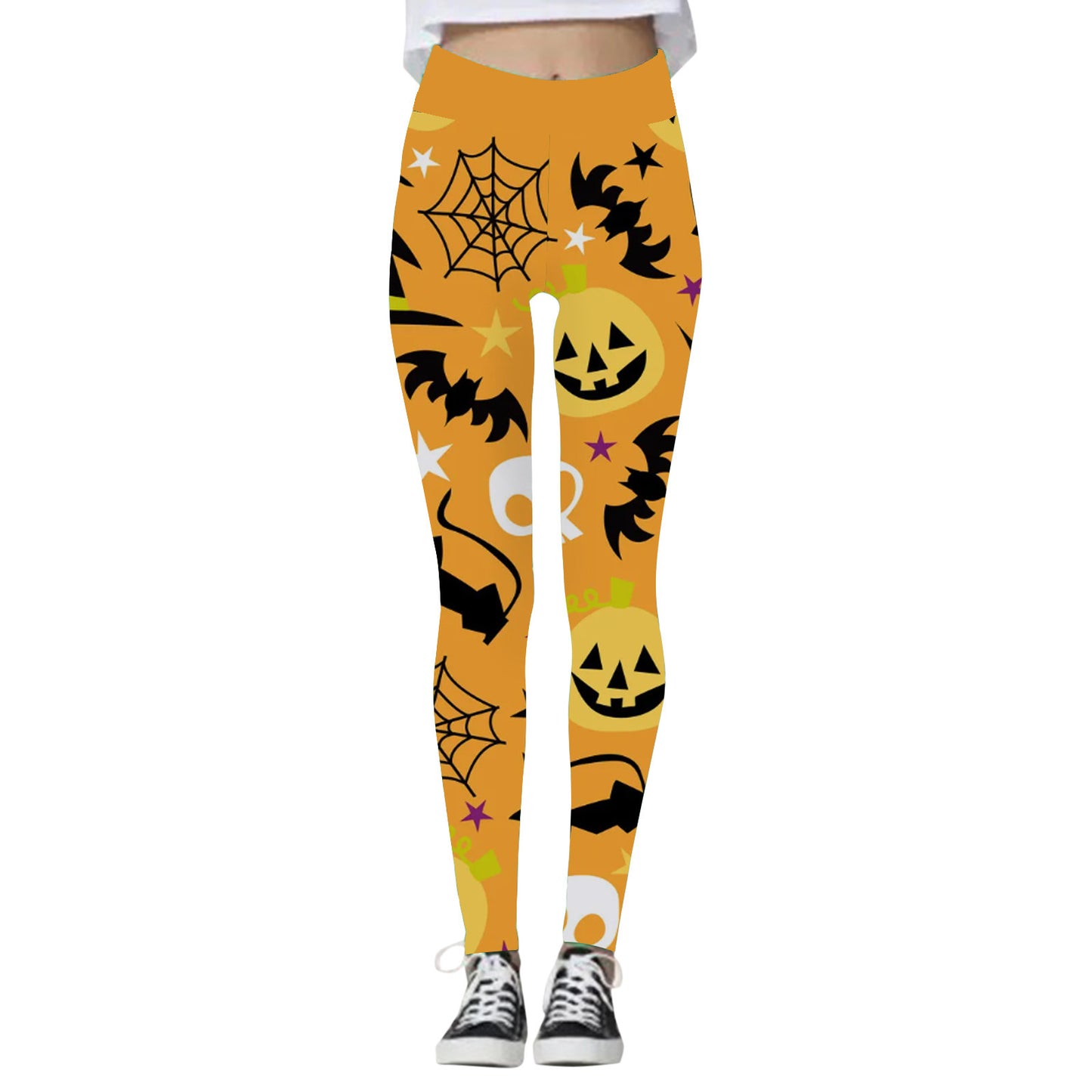 Leggings de sport de Yoga élastiques taille haute pour femmes, mode Halloween