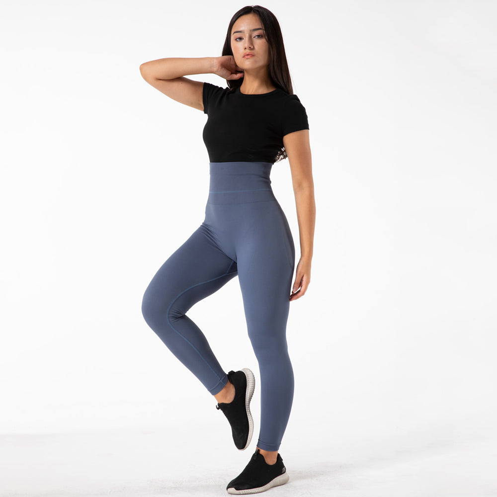 Leggings de Yoga taille haute pour l'exercice de remise en forme énergétique sans couture pour l'abdomen