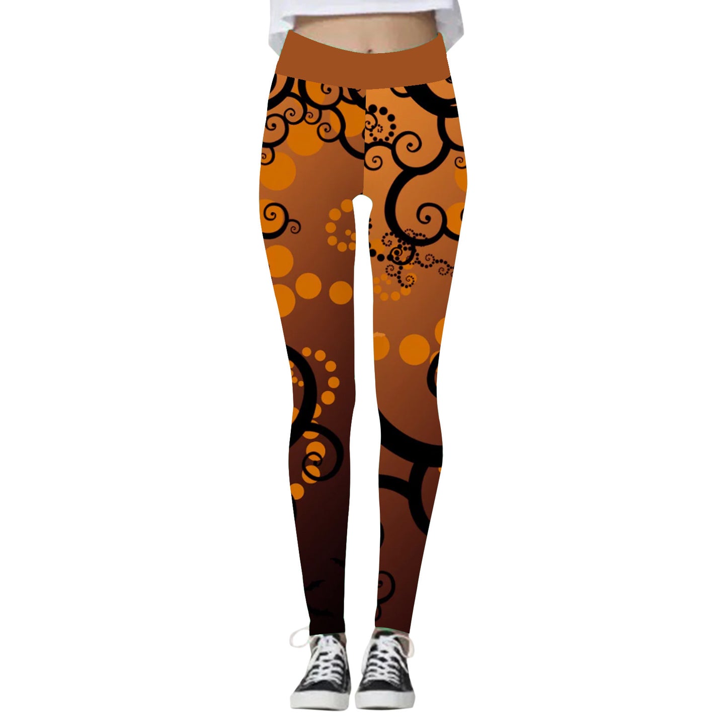 Leggings de sport de Yoga élastiques taille haute pour femmes, mode Halloween